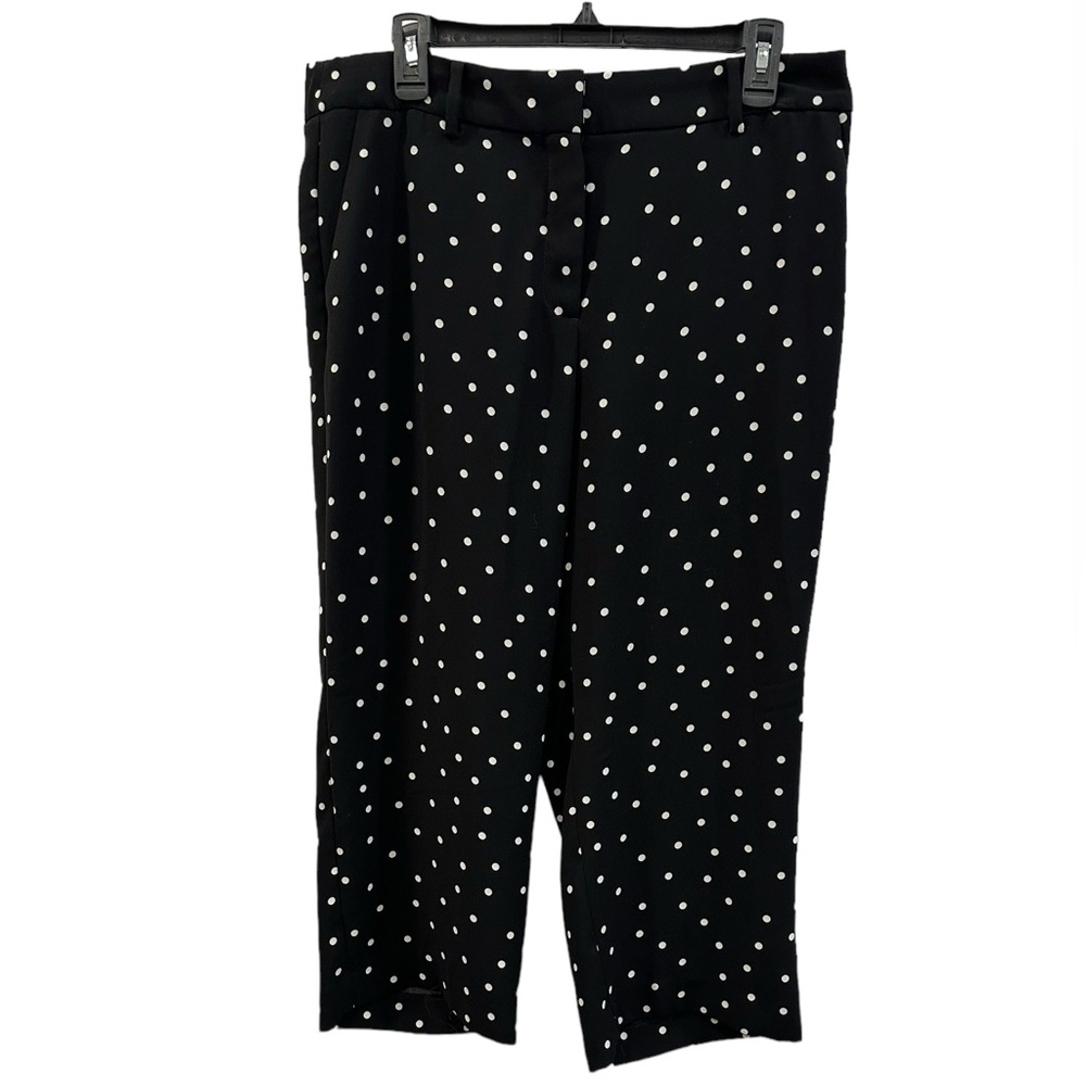 Talbots women’s polka dot cropped pants size 12p EUC